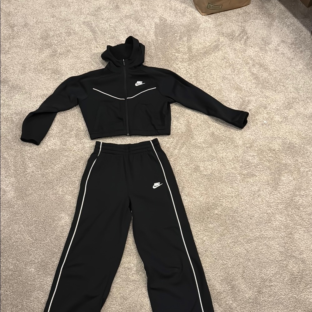 Nike Black Tracksuit Set